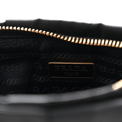 Prada Tessuto Nylon Bow Wristlet Black 6 of 8
