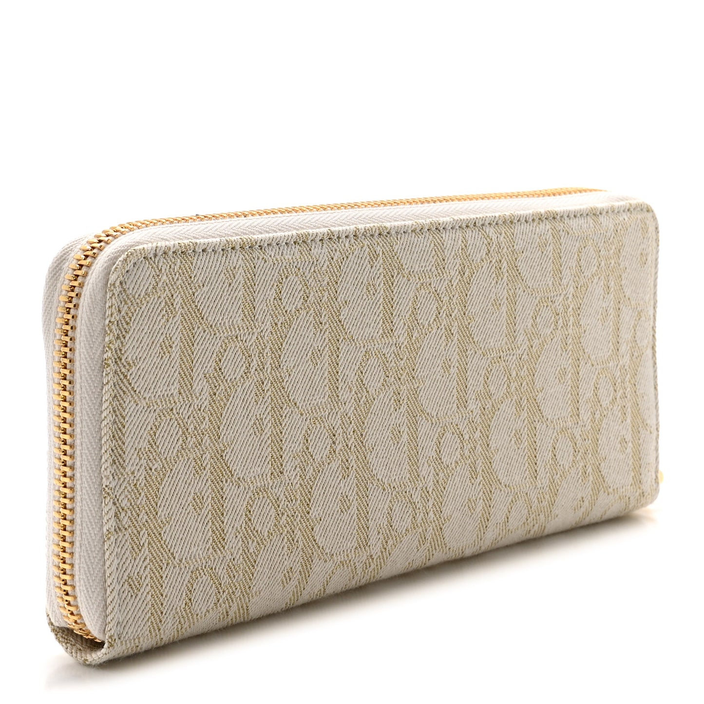 Metallic Oblique 30 Montaigne Voyageur Slim Wallet Or Multicolor