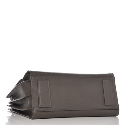 Saint Laurent Grained Calfskin Small Supple Sac De Jour Fog 5 of 8