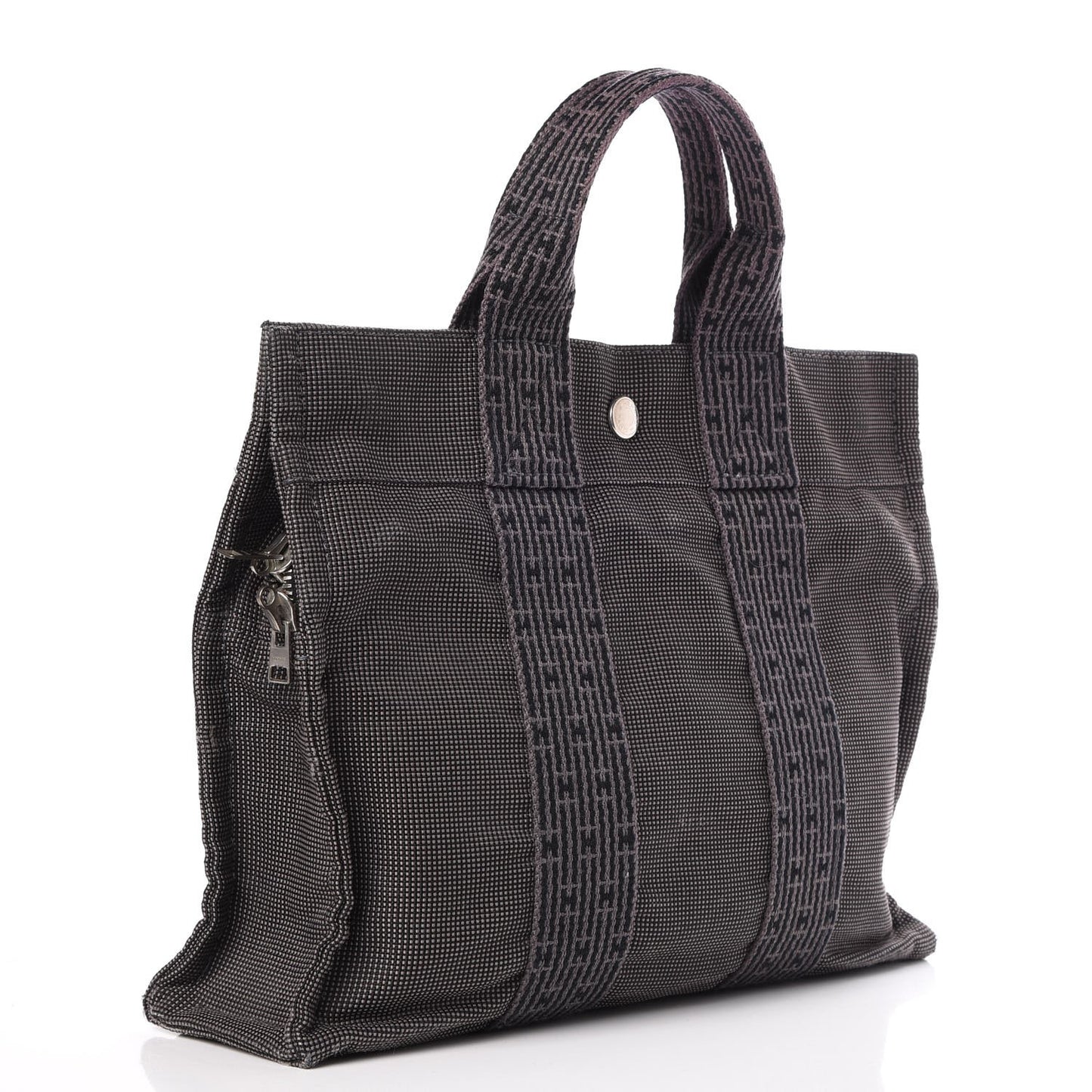 Canvas Herline PM Tote Grey