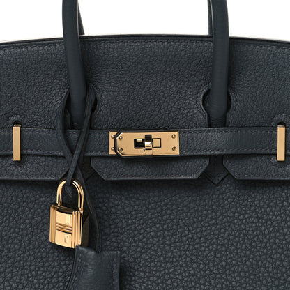 Hermes Togo Birkin 25 Gris Misty 8 of 13