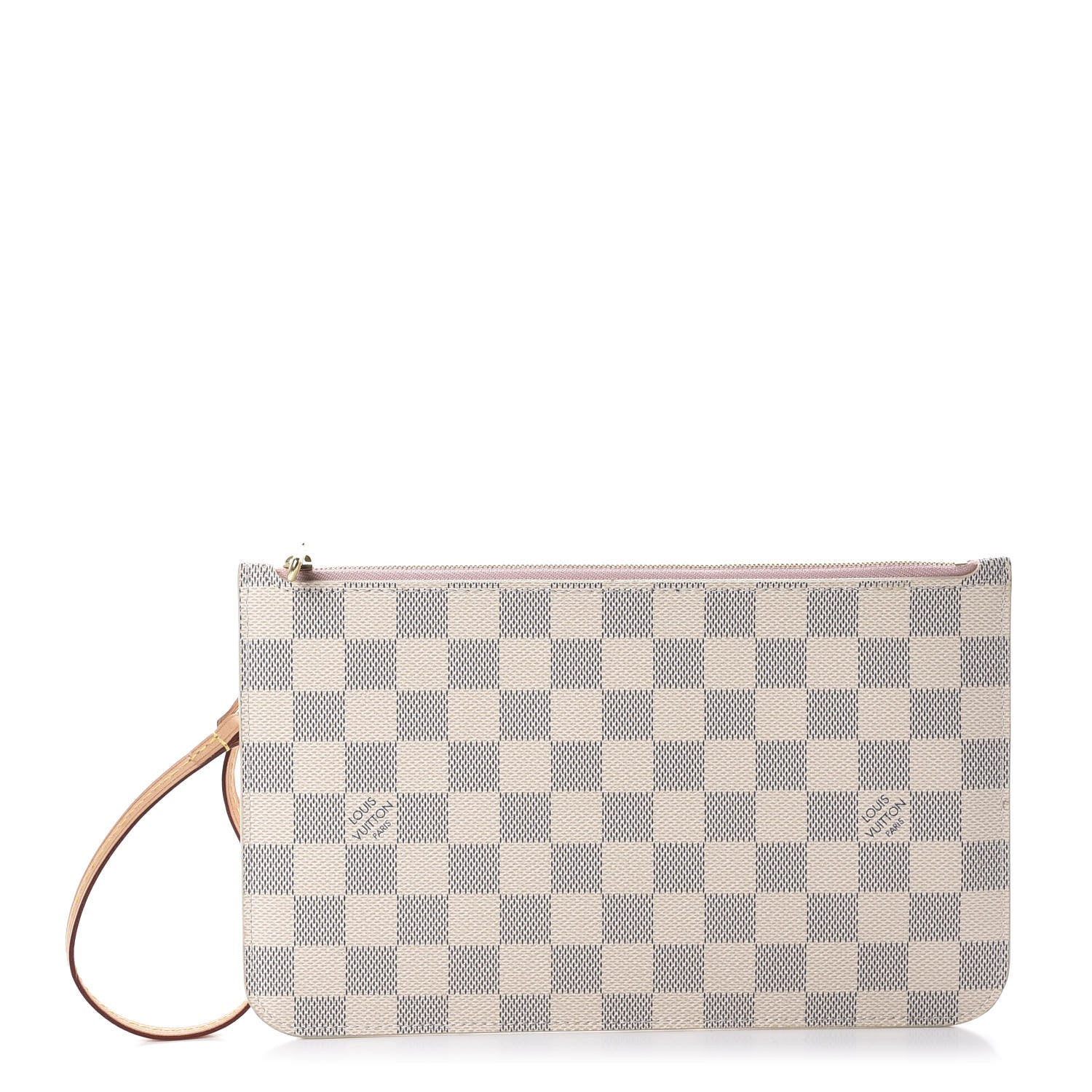 Louis Vuitton Damier Azur Neverfull MM GM Pochette Rose Ballerine 1 of 7