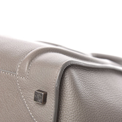 Celine Drummed Calfskin Mini Luggage Souris 15 of 16