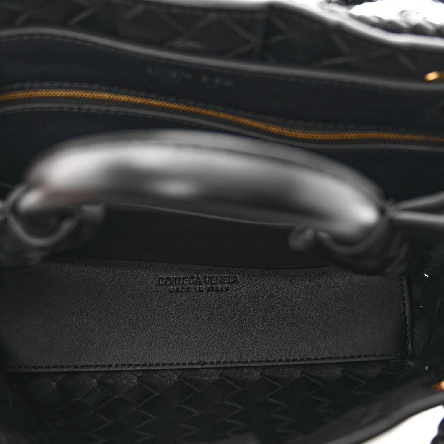 Bottega Veneta Nappa Intrecciato Small Andiamo Shoulder Bag Black 6 of 10