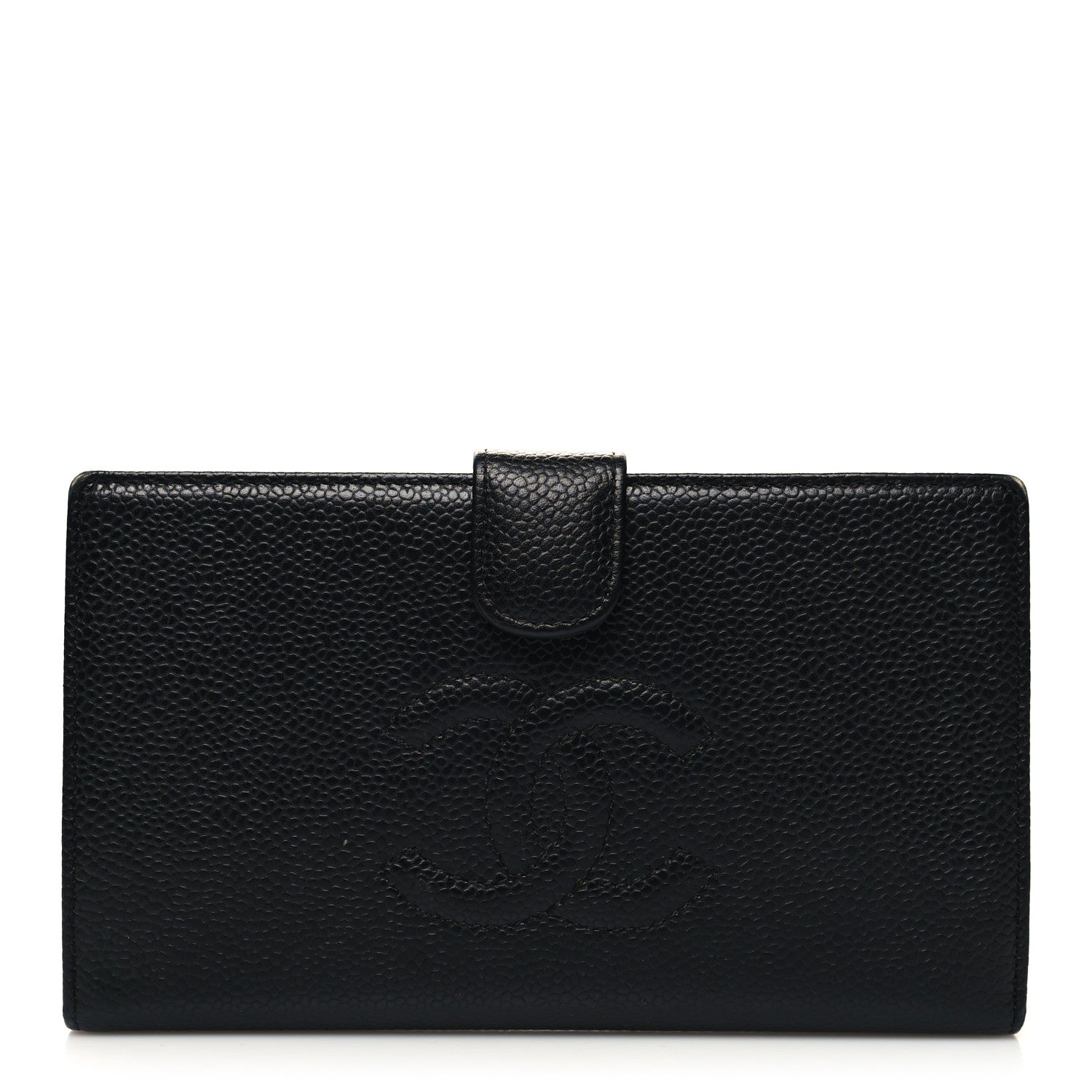 Chanel Caviar Timeless CC French Wallet Black 1 of 15