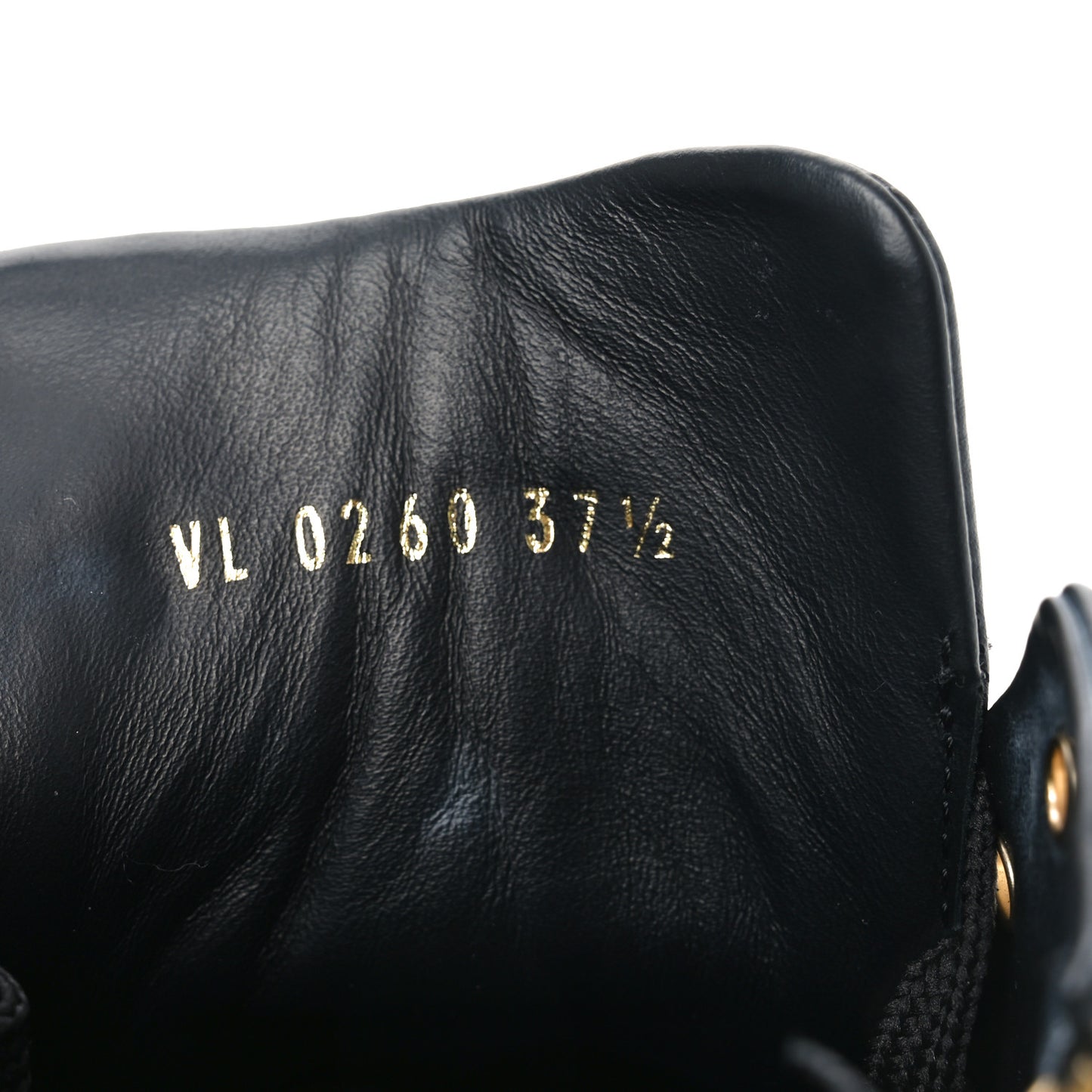 Calfskin Monogram Stellar Sneaker Boots 37.5 Black White