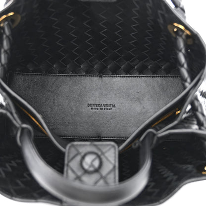 Bottega Veneta Nappa Intrecciato Medium Andiamo Shoulder Bag Black 5 of 10
