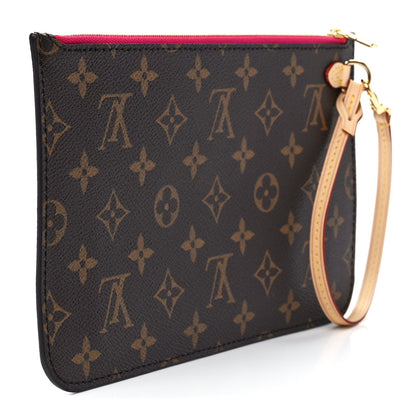 Louis Vuitton Monogram Neverfull MM GM Pochette Pivoine 3 of 10
