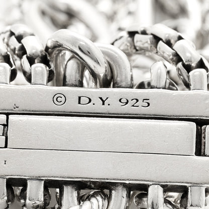 David Yurman Sterling Silver Multi Row Chain Bracelet 3 of 3