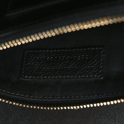 Saint Laurent Lambskin Patent Quilted Mini Gaby Satchel Black 7 of 10