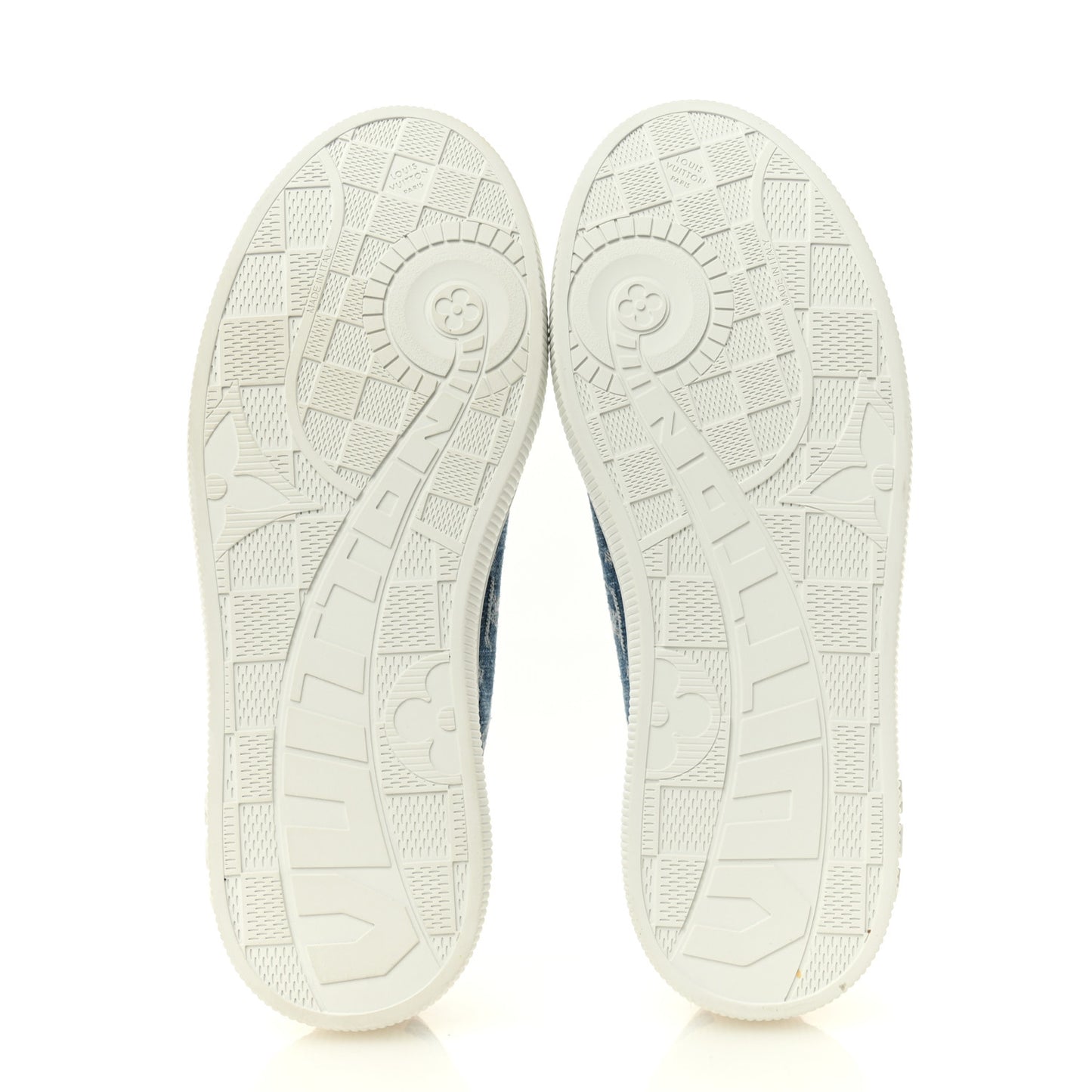Denim Monogram Lagoon Sneakers 38 Blue
