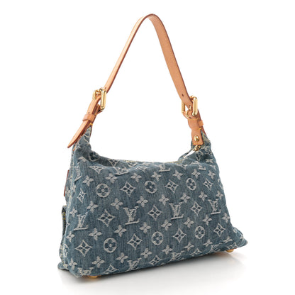 Louis Vuitton Monogram Denim Baggy PM Blue 3 of 9