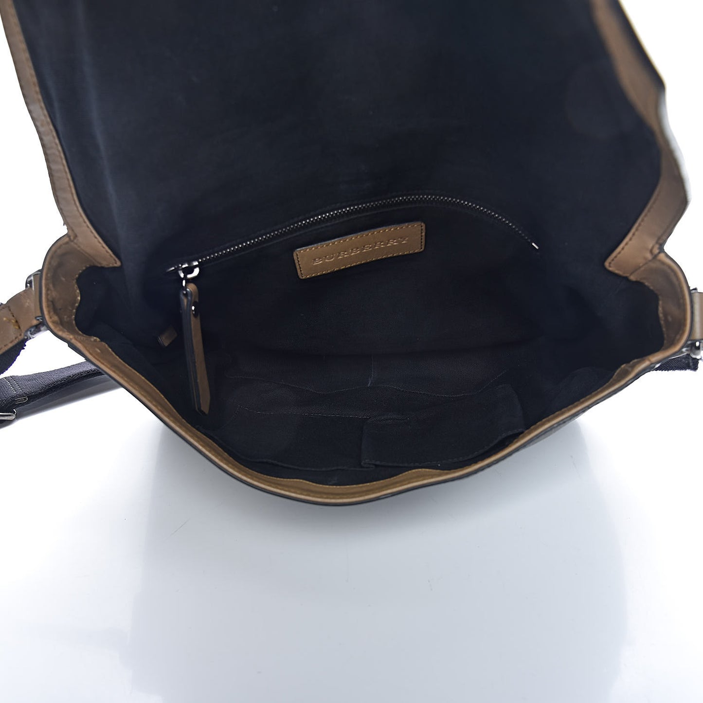 Smoked Check Grifford Messenger Bag Brown