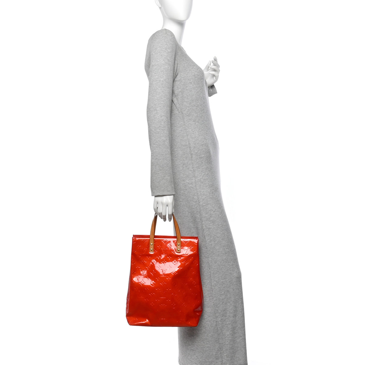 Louis Vuitton Vernis Reade MM Rouge 2 of 12