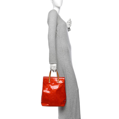 Louis Vuitton Vernis Reade MM Rouge 2 of 12