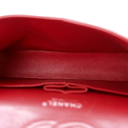 Chanel Caviar Quilted Medium Double Flap Dark Red 5 of 12