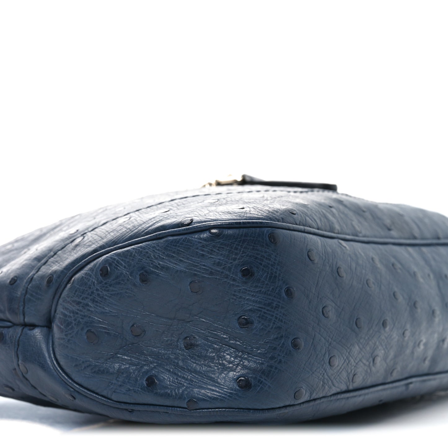 Ostrich Medium Jackie Hobo Navy