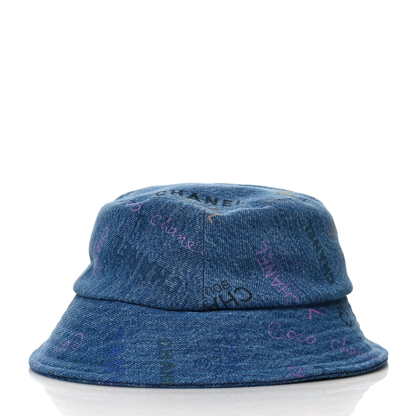 Denim Mood Cloche Bucket Hat L Blue