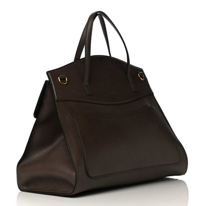 Gucci Textured Calfskin Web Crystal Butterfly Stripe Large Totem Top Handle Bag New Acero 3 of 16