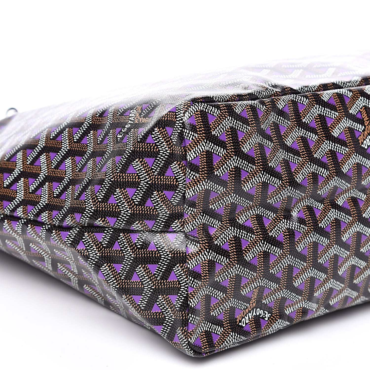 Goyard Goyardine Saint Louis Claire Voie PM Black Violet 8 of 9