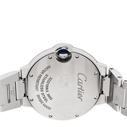 Cartier Stainless Steel 33mm Ballon Bleu De Cartier Quartz Watch 4 of 5