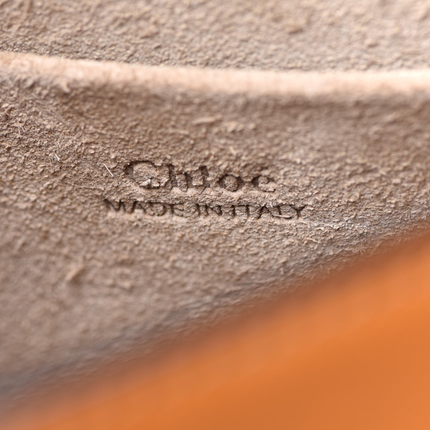 Chloe Calfskin Suede Small Nile Bracelet Bag Caramel 6 of 12