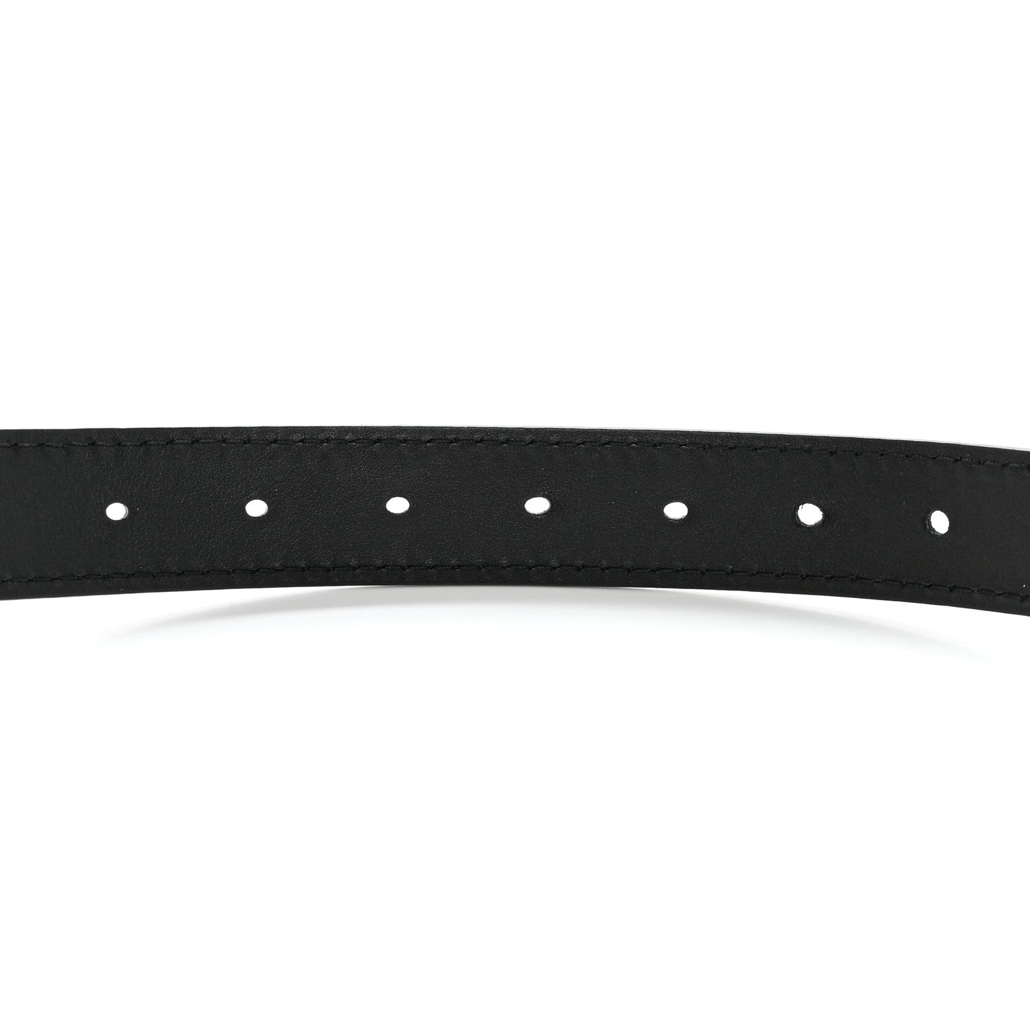 Christian Dior Calfskin D Fence Belt 75 30 Black 4 of 9