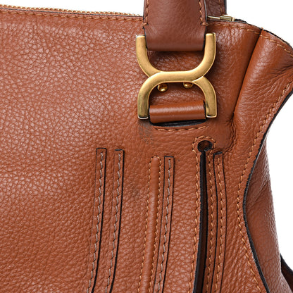 Chloe Calfskin Medium Marcie Satchel Tan 12 of 15