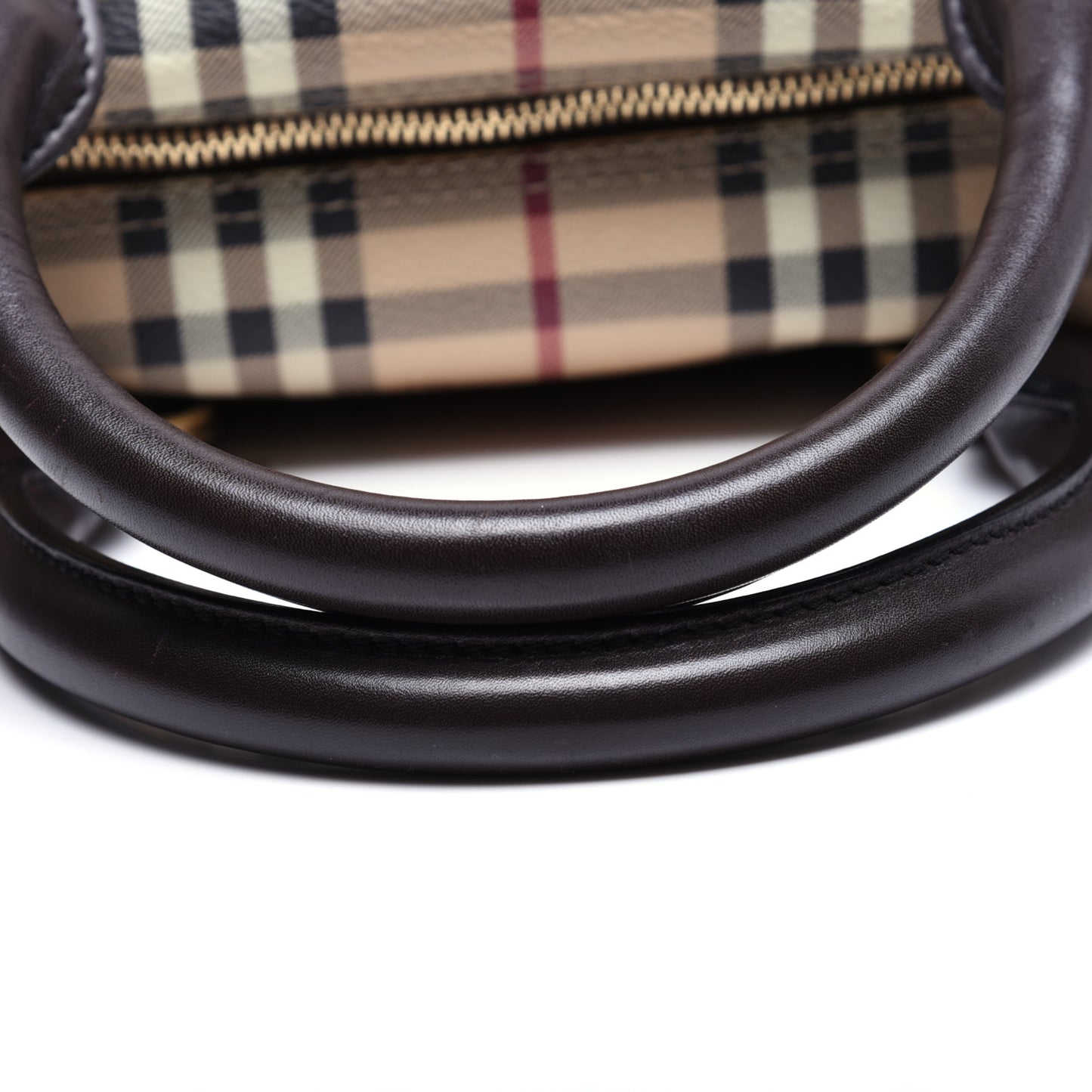Haymarket Check Small Chester Bowling Bag Chocolate