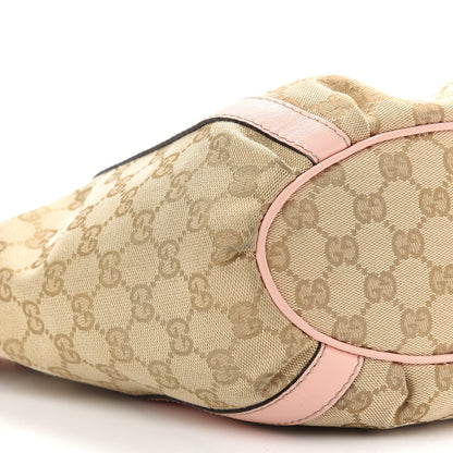 Gucci Monogram Small Gold D Ring Tote Pink 27 of 28