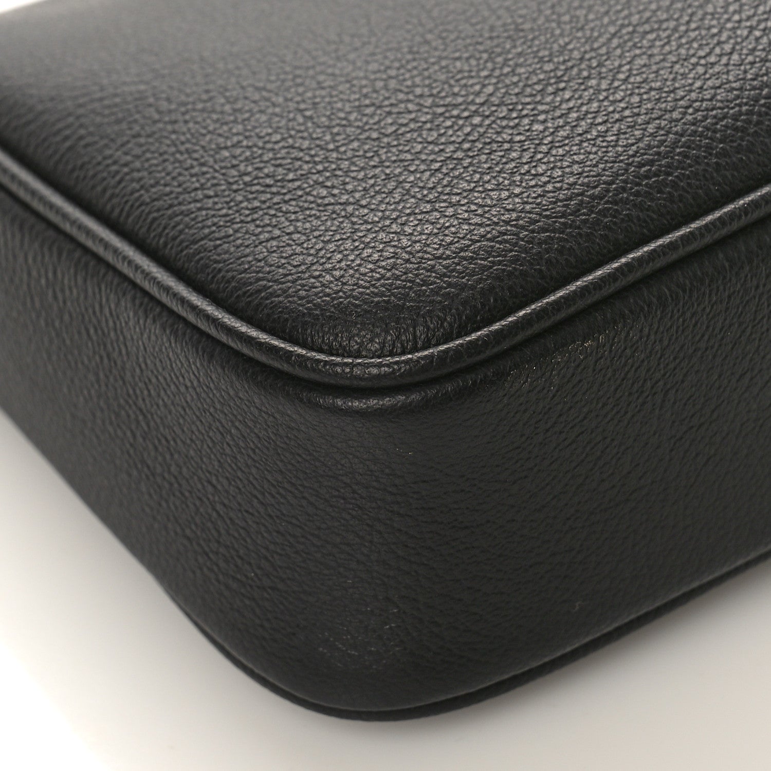 Versace Grained Calfskin Medusa Shoulder Bag Black 7 of 8