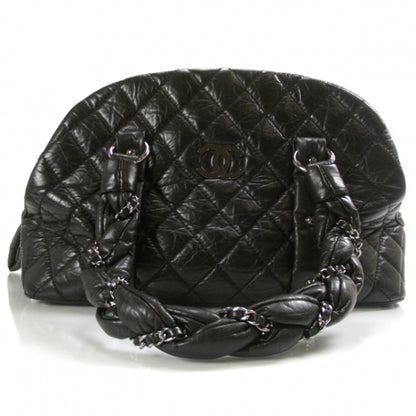 Chanel Lambskin Vintage Ligne Lady Braid Tote Black 1 of 10