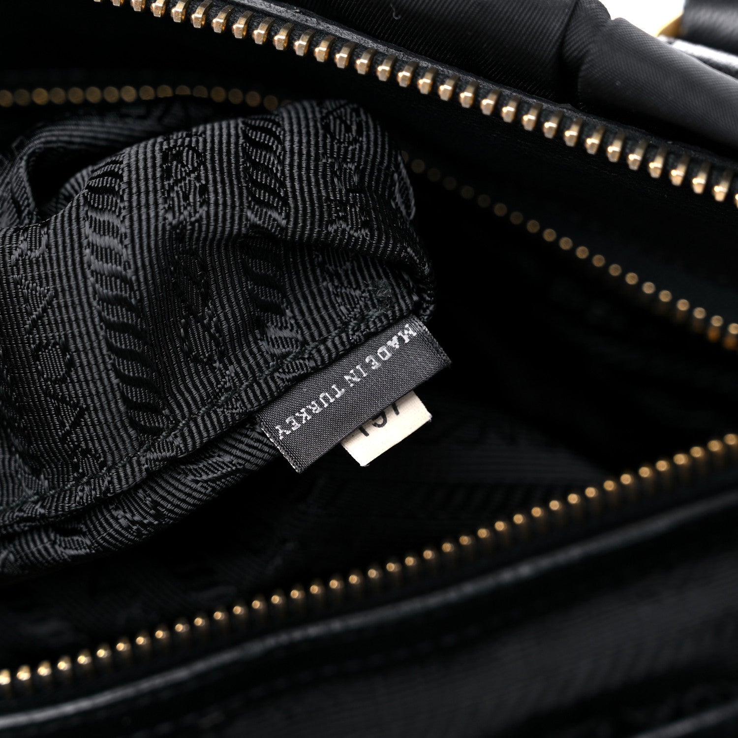 Prada Tessuto Nylon Gaufre Tote Black 7 of 12