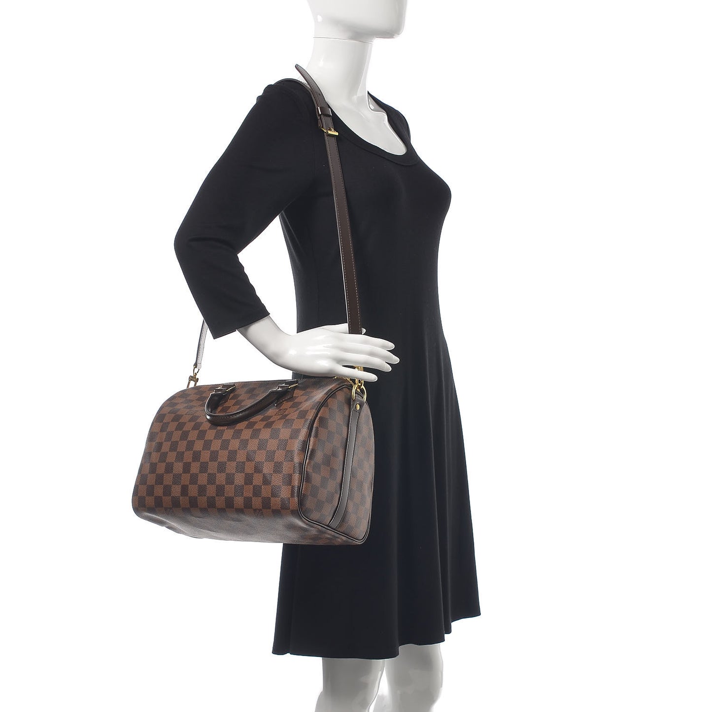 Damier Ebene Speedy Bandouliere 30