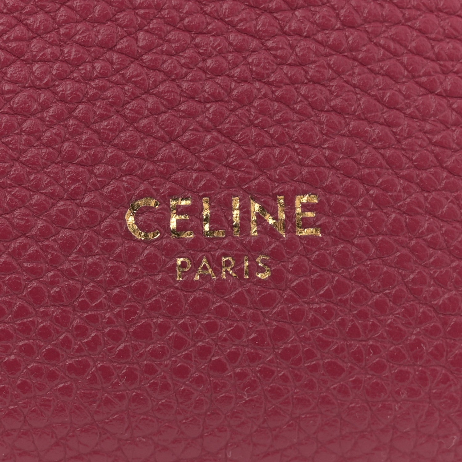 Celine Soft Grained Calfskin Small Sangle Bucket Bag Raspberry 6 of 10