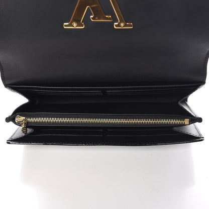 Louis Vuitton Patent Louise Clutch Black 5 of 11