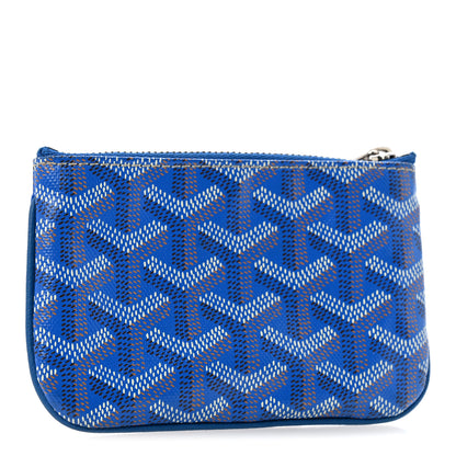 Goyard Goyardine Nano Senat Key Pouch Blue 3 of 9