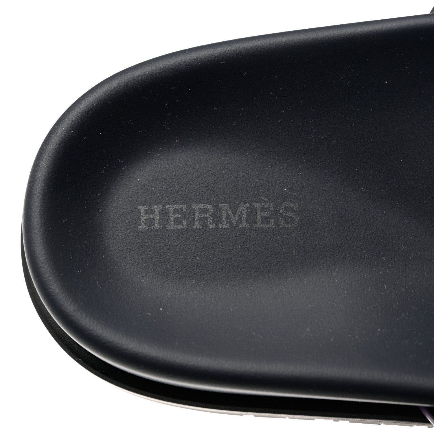 Hermes Suede Goatskin Womens Chypre Sandals 42 Marine Violet Majorette 8 of 9