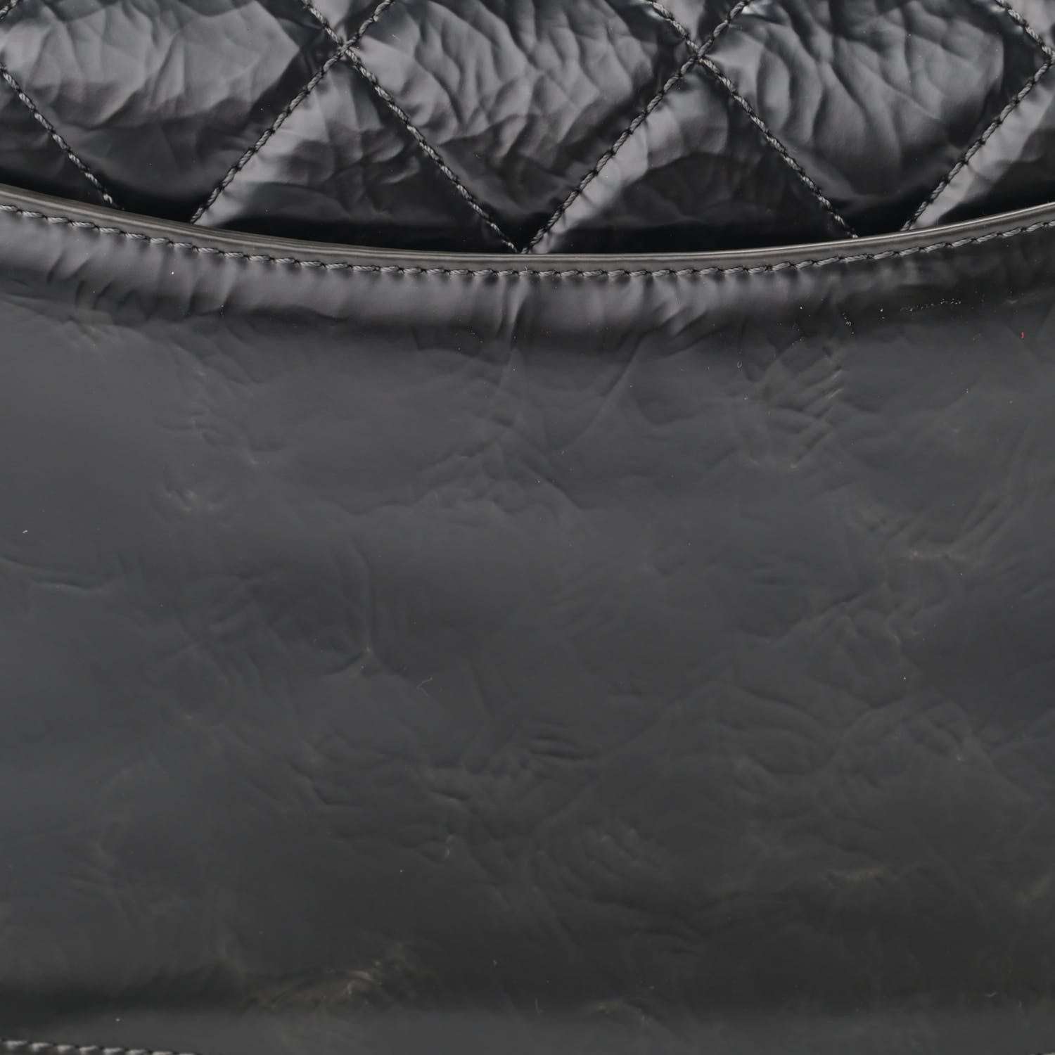Chanel Glazed Calfskin Quilted CC Single Flap Black 11 of 11