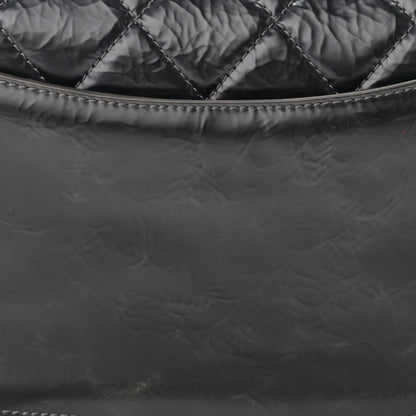 Chanel Glazed Calfskin Quilted CC Single Flap Black 11 of 11
