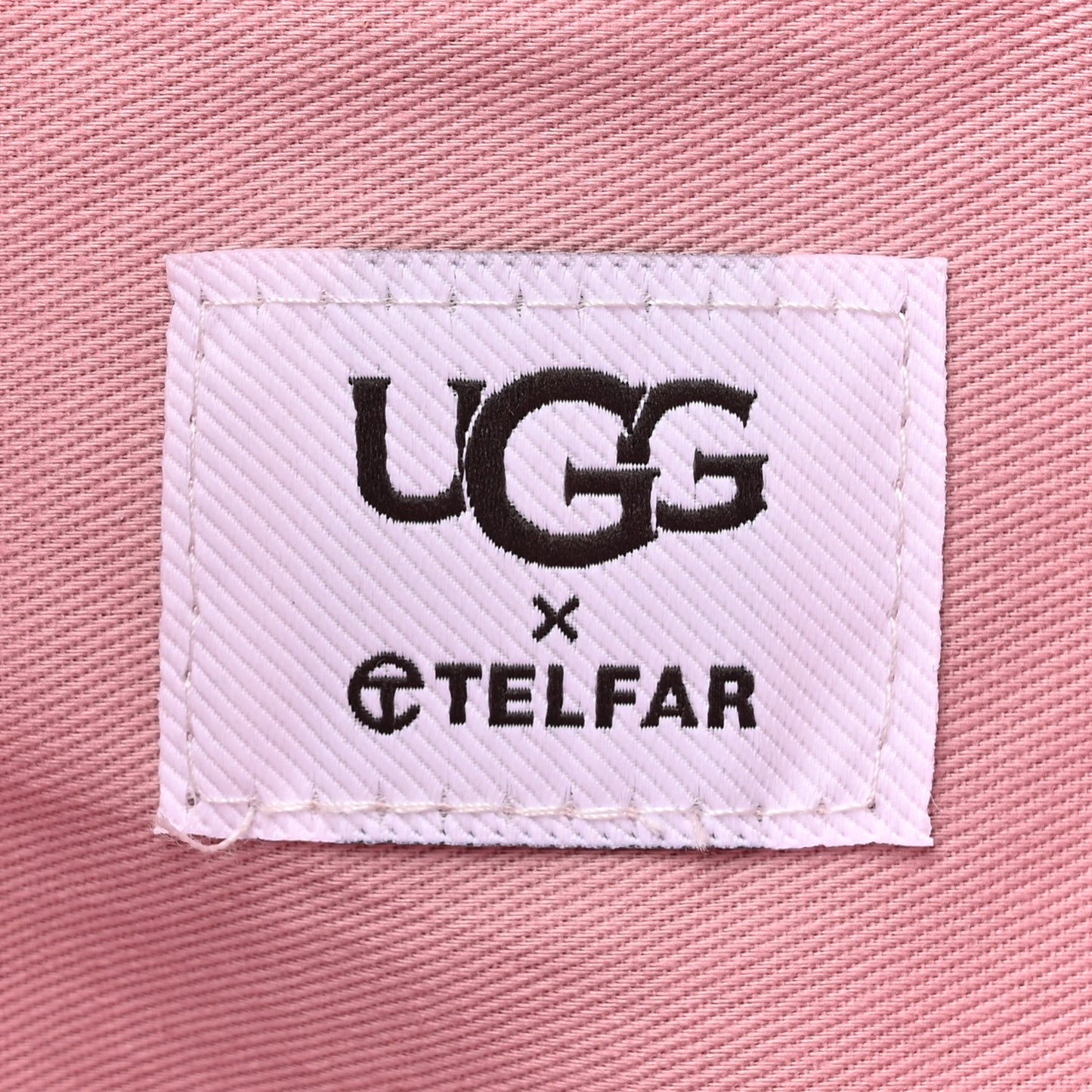 X UGG Suede Shearling Large Shopping Bag Pink