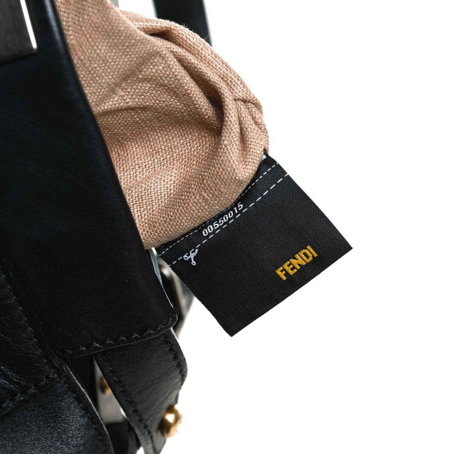 Vitello Suede Medium Peekaboo Iconic Satchel Black