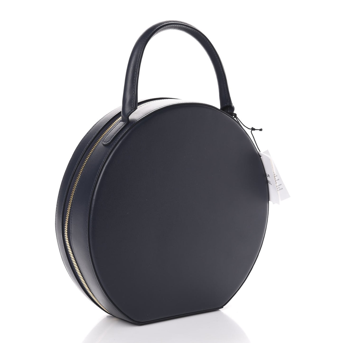 Calfskin Circle Bag Navy