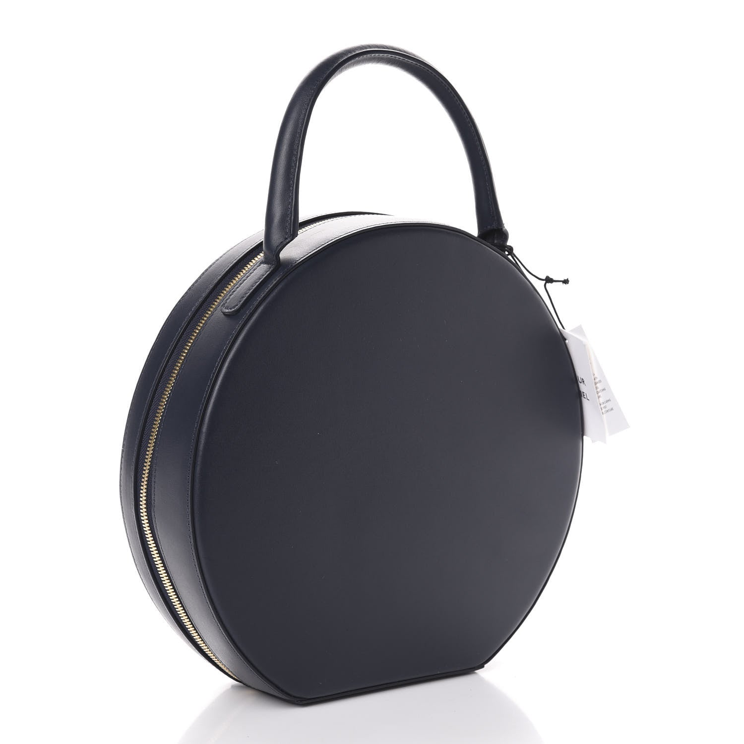 Mansur Gavriel Calfskin Circle Bag Navy 3 of 9