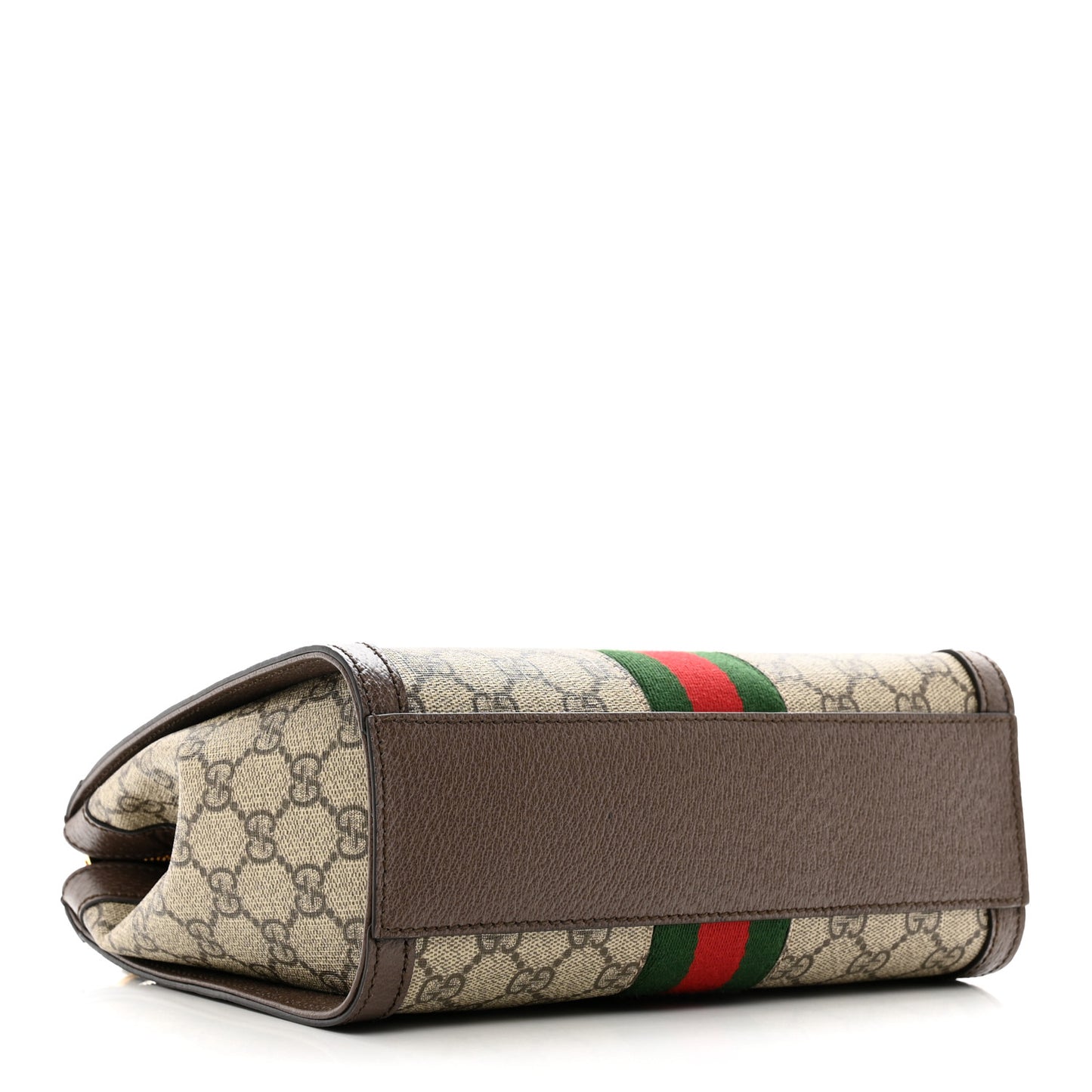 GG Supreme Monogram Small Ophidia Tote Bag Brown