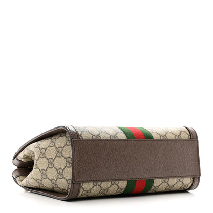 Gucci GG Supreme Monogram Small Ophidia Tote Bag Brown 4 of 11