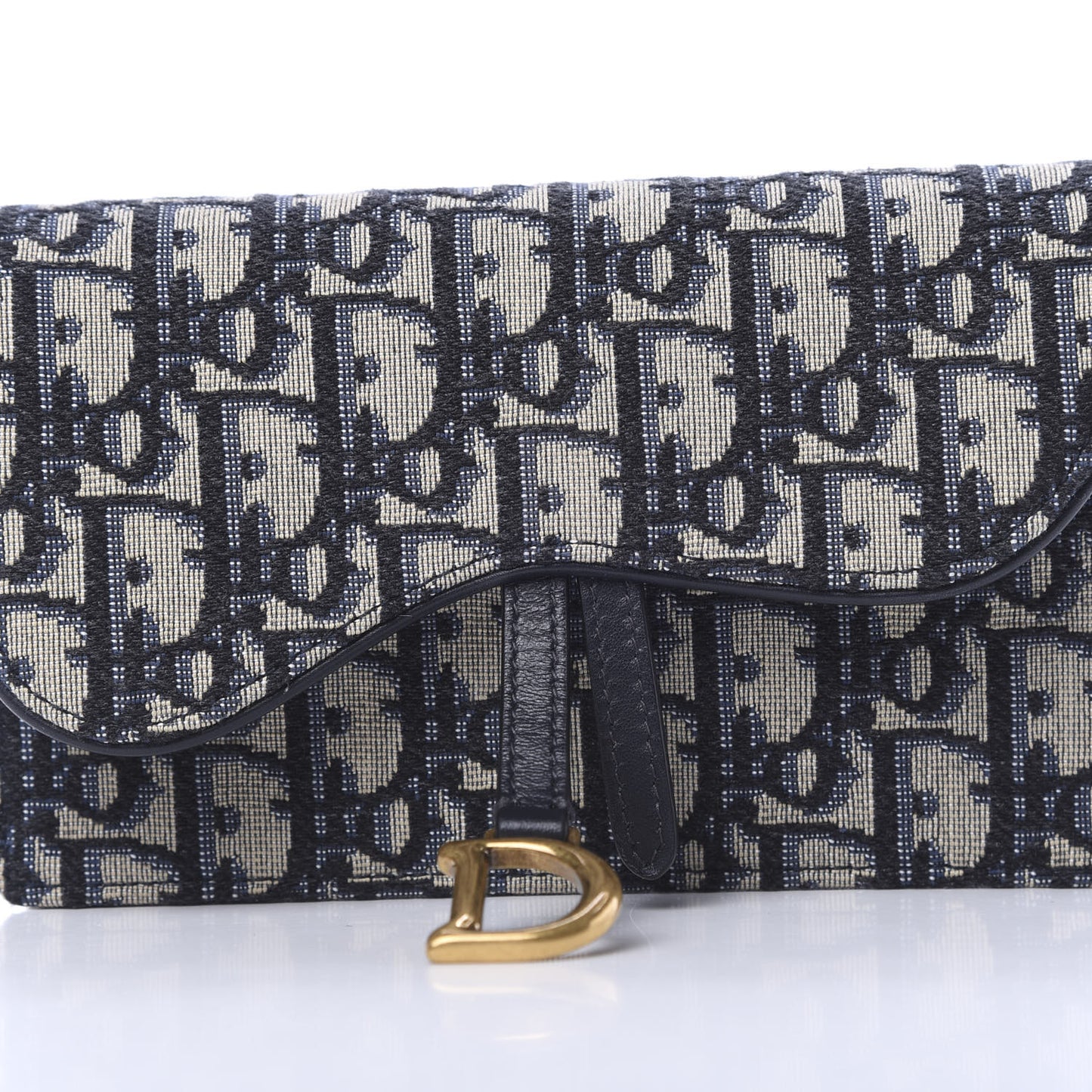 Oblique Saddle Belt Bag Blue