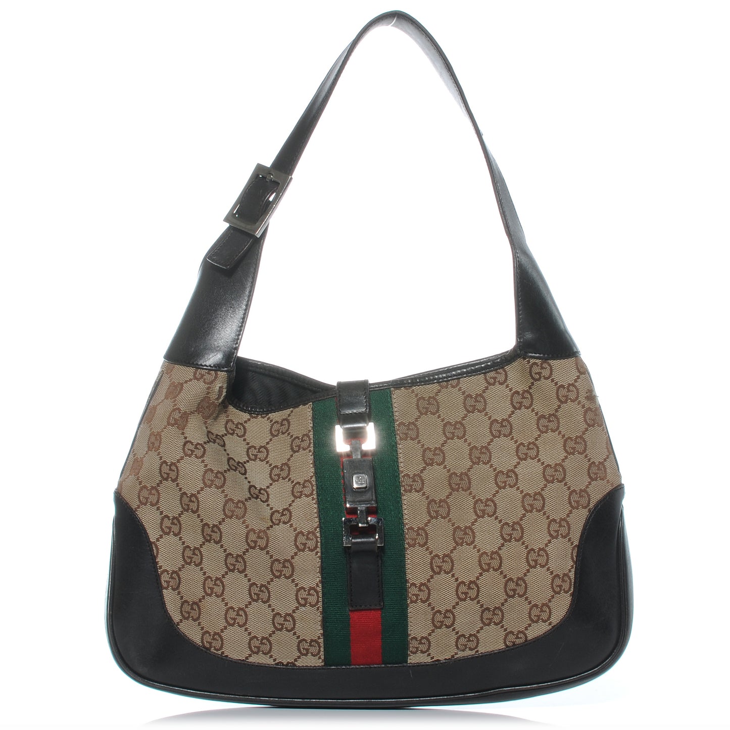 Monogram Web Jackie O Hobo