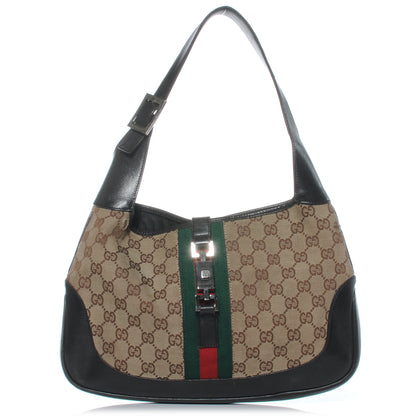 Gucci Monogram Web Jackie O Hobo 1 of 7