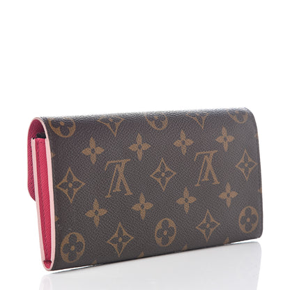 Louis Vuitton Monogram Bloom Flower Emilie Wallet 2 of 6
